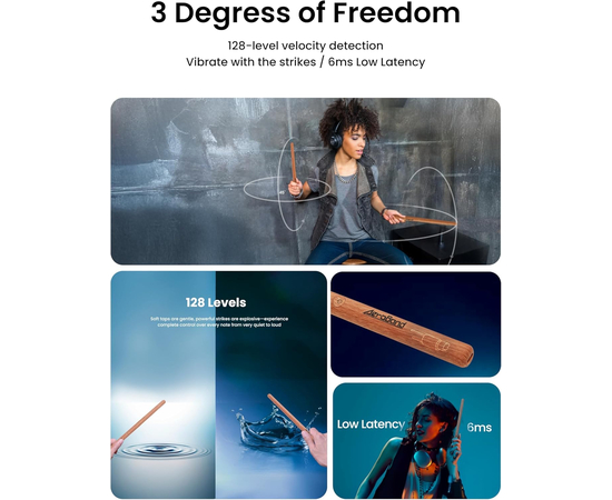 Карманная виртуальная ударная установка AEROBAND PocketDrum 2 Max