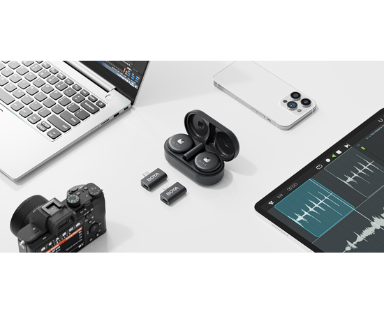 Беспроводная микрофонная система для смартфонов Boya Omic-D Lightning