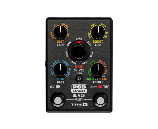 Гітарна педаль / процесор ефектів LINE 6 POD EXPRESS BLACK - 159597 за 10335 грн. | 4Club