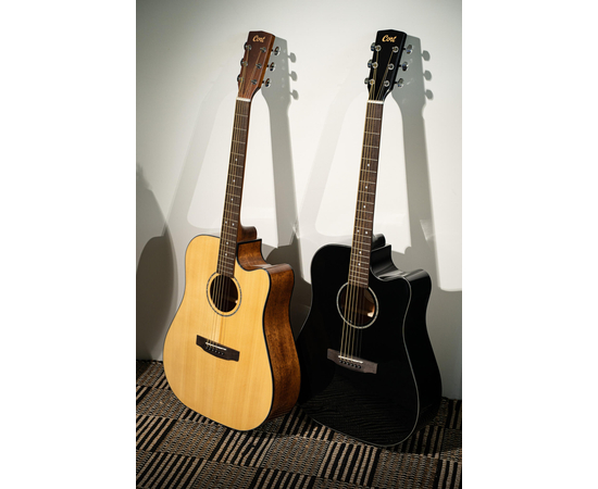 Электроакустическая гитара CORT EARTH 60CE (Black Gloss)