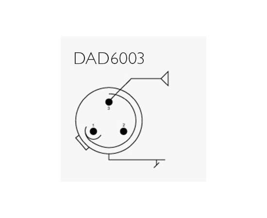 Адаптер для подключения микрофонов DPA microphones DAD9003 (Sennheiser SK 50/250/3063/5012/6000/9000)