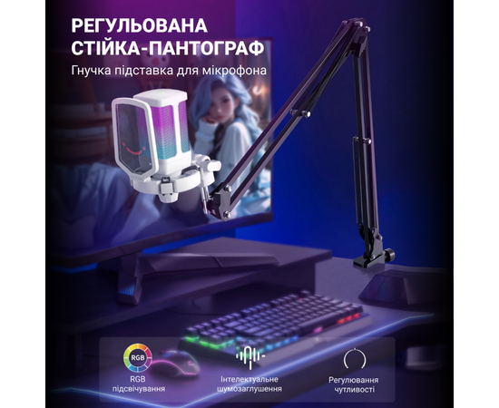 Конденсаторный USB микрофон FIFINE Q6TW