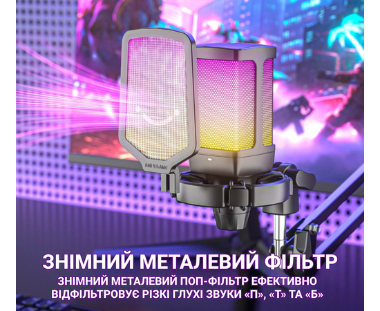 Конденсаторний USB мікрофон FIFINE Q6T