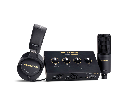 Комплект для звукозапису M-AUDIO M-Track Duo HD Producer Pack - 159777 за 9592 грн. | 4Club