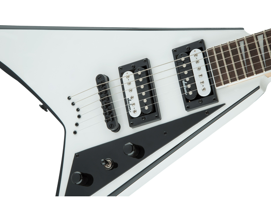 Электрогитара Jackson JS32T White with Black Bevels