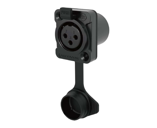Влагозащищённый 3-контактный XLR разъём (female) гнездо Seetronic K3F2C-W-B - 159834 за 263 грн. | 4Club
