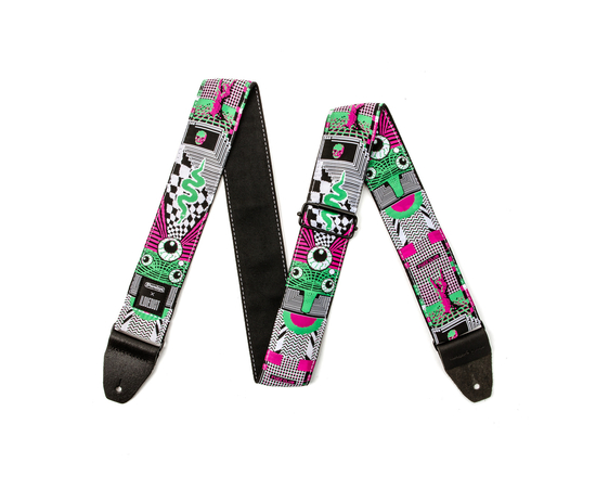 Гітарний ремінь DUNLOP ILD14 ILOVEDUST MNEMONIC FUZZ STRAP