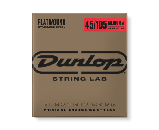 Струни для бас-гітари Dunlop DBFS45105M MD Scale Flatwound Stainless Steel - 160157 за 4261 грн. | 4Club