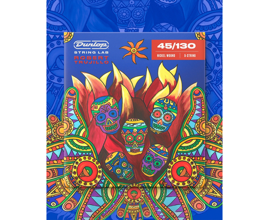 Струны для 5-струнной бас-гитары Dunlop RTN45130 Robert Trujillo Nickel Wound