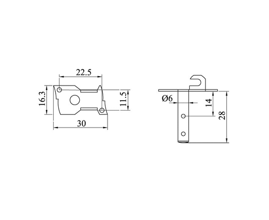 Кілки для акустичної гітари MAXTONE GM-5P