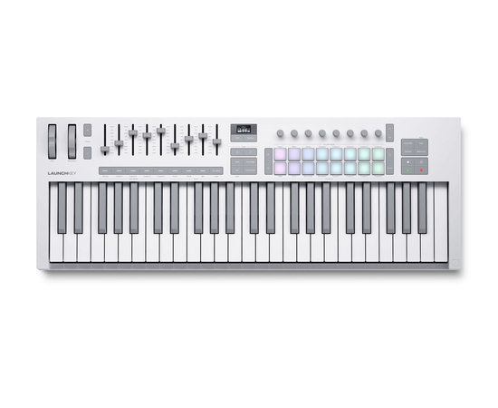 MIDI клавіатура NOVATION Launchkey 49 MK4 White Edition - 160144 за 14850 грн. | 4Club