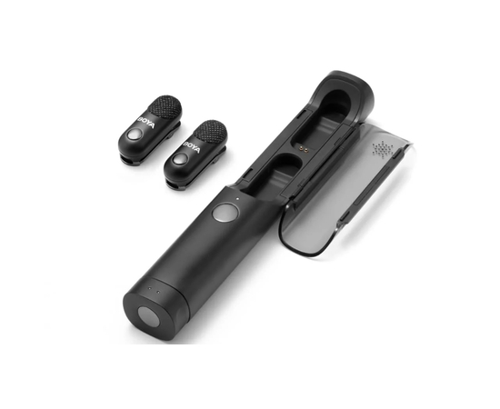 Бездротовий мікрофон-трансформер BOYA Magic-02 Type-C/Lightning Black