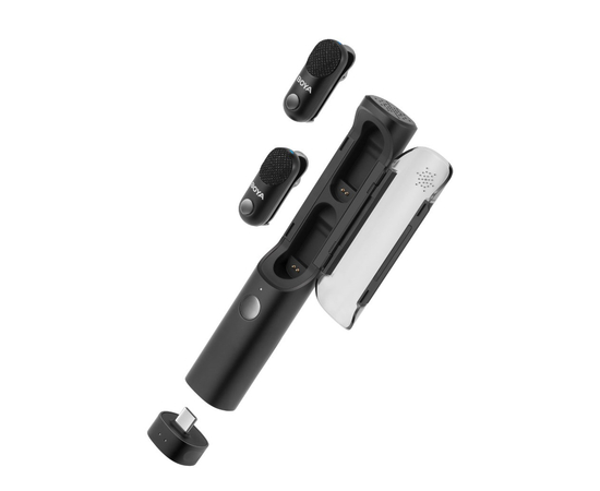 Бездротовий мікрофон-трансформер BOYA Magic-02 Type-C/Lightning Black