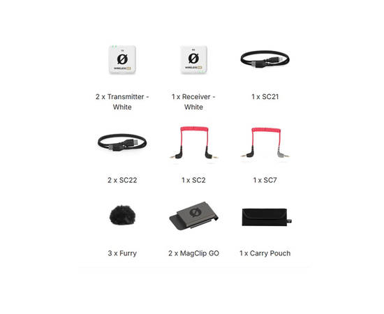 Микрофонная радиосистема RODE WIreless Me Dual White