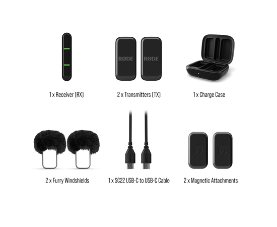 Микрофонная радиосистема RODE Wireless Micro USB-C BLACK