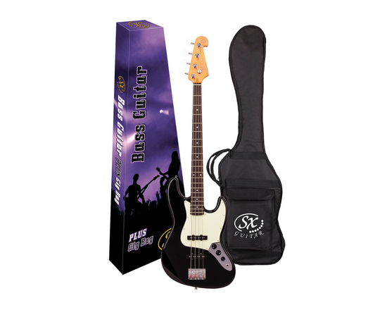 Бас-гітара з чохлом SX SJB62+/BK