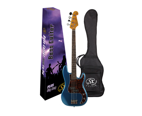 Бас-гітара з чохлом SX SPB62+/LPB