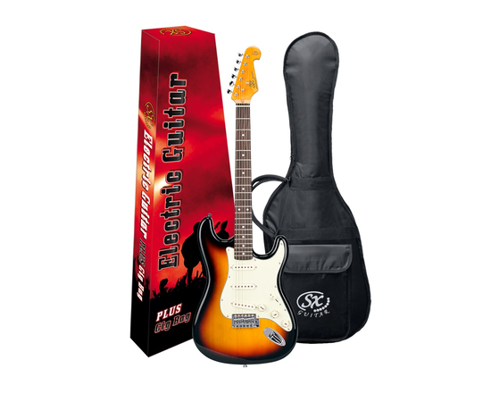 Электрогитара с чехлом SX SST62+/3TS
