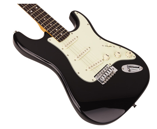 Электрогитара с чехлом SX SST62+/BK