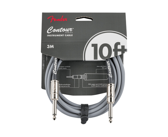 Кабель инструментальный FENDER CABLE CONTOUR SERIES 10' INCA SILVER - 160600 за 861 грн. | 4Club