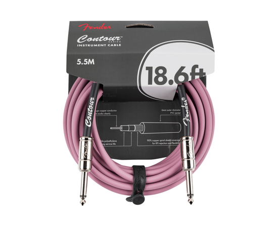 Кабель інструментальний FENDER CABLE CONTOUR SERIES 18.6' BURGUNDY MIST - 160607 за 1133 грн. | 4Club