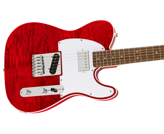 Электрогитара FENDER SQUIER AFFINITY SERIES TELECASTER FLAME MAPLE TOP CRIMSON RED TRANSPARENT