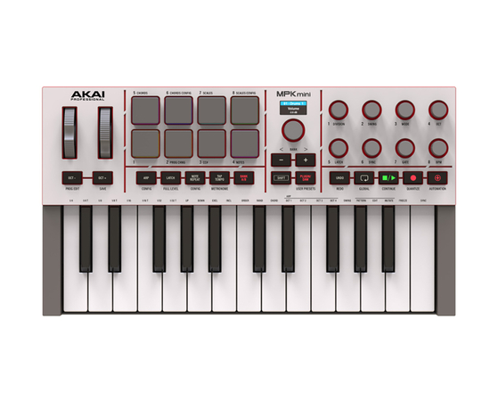 MIDI-клавиатура AKAI MPK mini 4 White - 160865 за 0 грн. | 4Club
