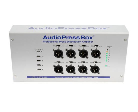 Активный аудио-сплиттер (пресс-бокс) AudioPressBox APB-112 OW-D-USB