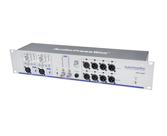 Активный аудио-сплиттер (пресс-бокс) AudioPressBox APB-208 R-RPS