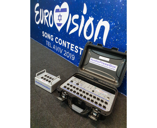 Активный портативный аудио-сплиттер (пресс-бокс) AudioPressBox APB-224 C