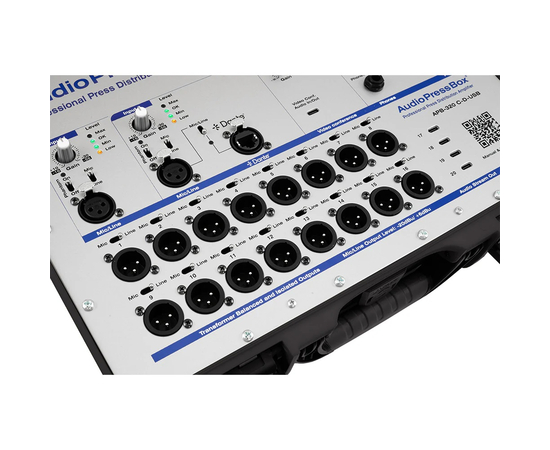 Активный портативный аудио-сплиттер (пресс-бокс) AudioPressBox APB-320 C-D-USB
