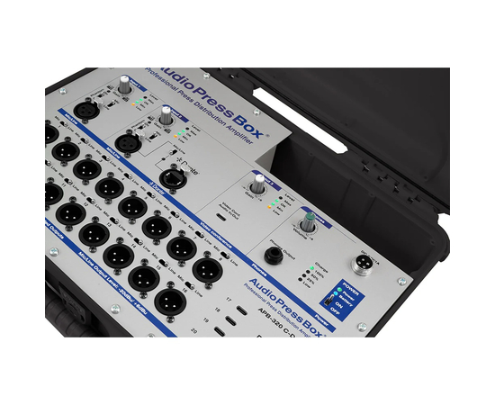 Активный портативный аудио-сплиттер (пресс-бокс) AudioPressBox APB-320 C-D-USB