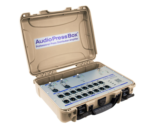 Активный портативный аудио-сплиттер (пресс-бокс) AudioPressBox APB-320 C-USB