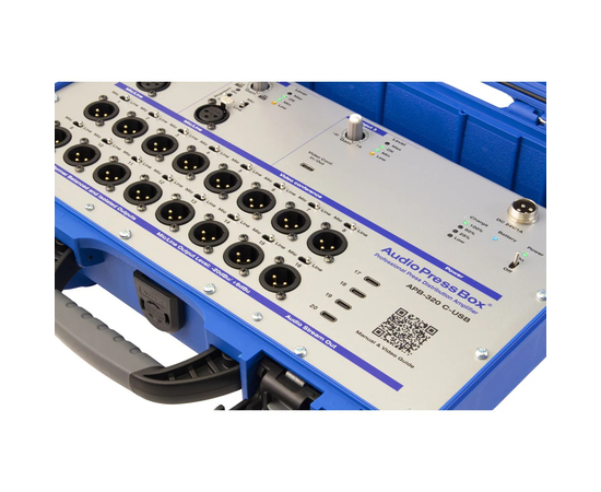 Активный портативный аудио-сплиттер (пресс-бокс) AudioPressBox APB-320 C-USB