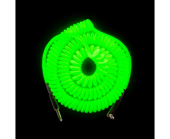 Инструментальный кабель (люминесцентный) Dunlop MXR Coil Cable Glow Right/Straight (9m)