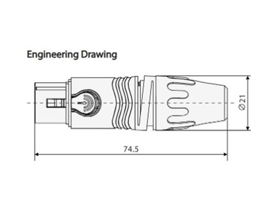 Разъем Roxtone XF3NT XLR (мама)