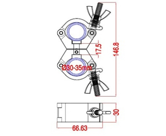 Струбцина для крепления 183P230-DD