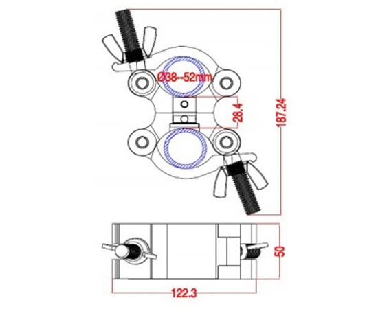 Струбцина для крепления 223B250ZY-DD
