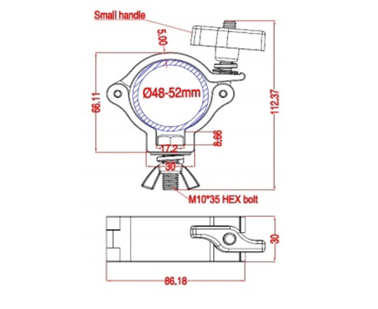 Струбцина для крепления 259B130ZY-SM10D