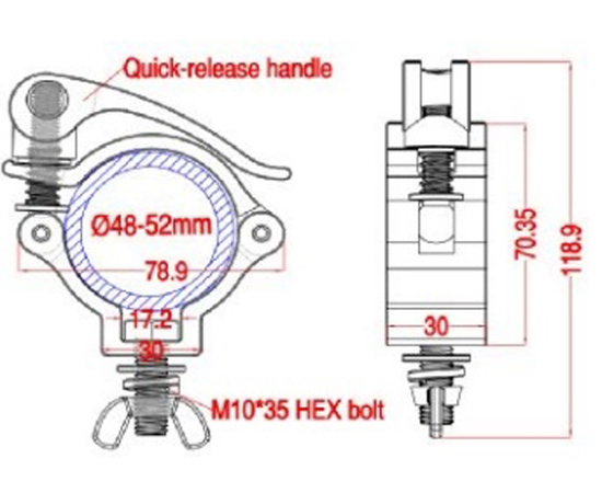 Струбцина для крепления 259P130-KC