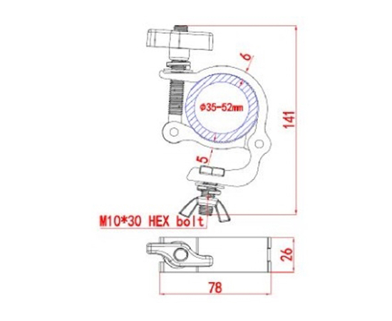 Струбцина для крепления 269P126-SM10D