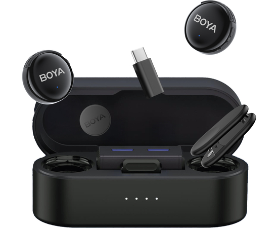 Беспроводной микрофон BOYA LINK 3-02 Type-C/TRS Black - 161064 за 0 грн. | 4Club