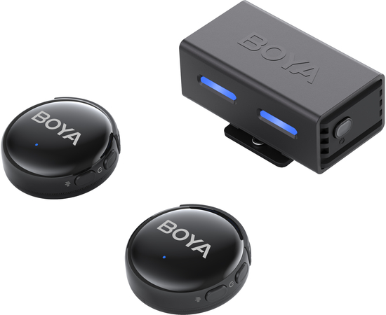 Беспроводной микрофон BOYA LINK 3-02 Type-C/TRS Black