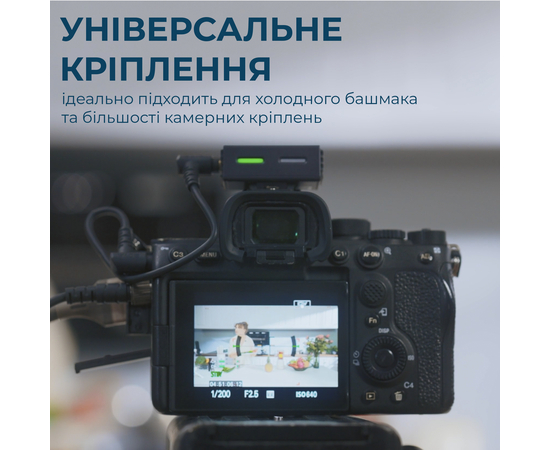 Беспроводной микрофон BOYA LINK 3-02 Type-C/TRS Black