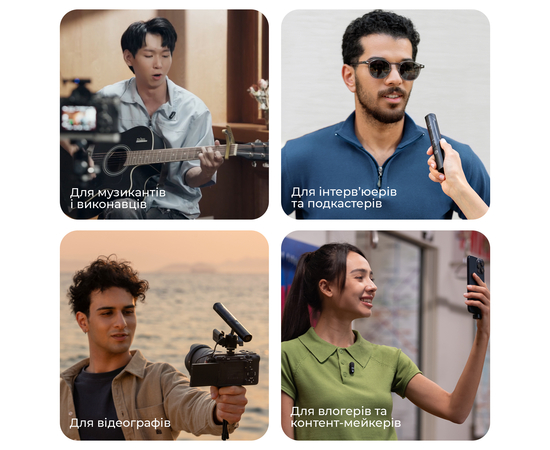 Бездротовий мікрофон-трансформер BOYA Magic-03 Type-C/TRS Black