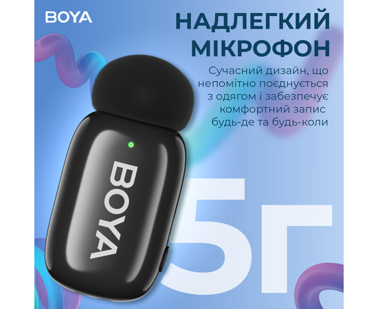 Беспроводной петличный микрофон BOYA mini-16 Type-C Black