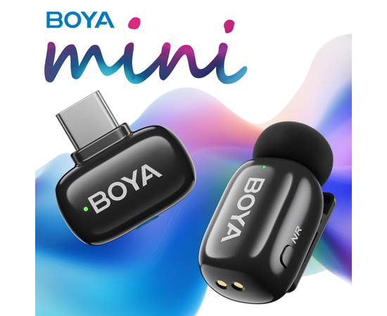 Беспроводной петличный микрофон BOYA mini-16 Type-C Black