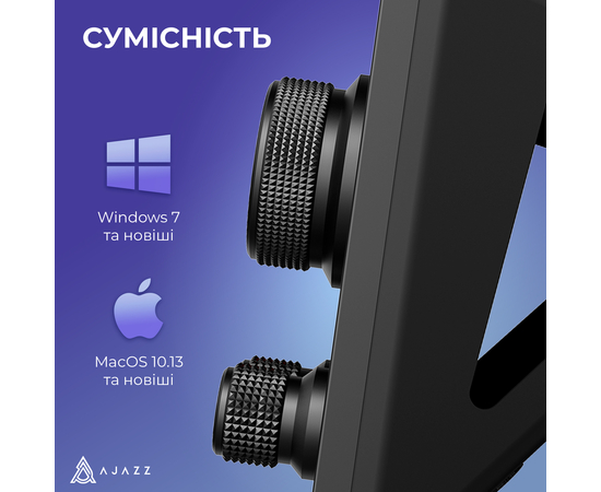 Контроллер для стриминга Ajazz AKP03E-B USB Black