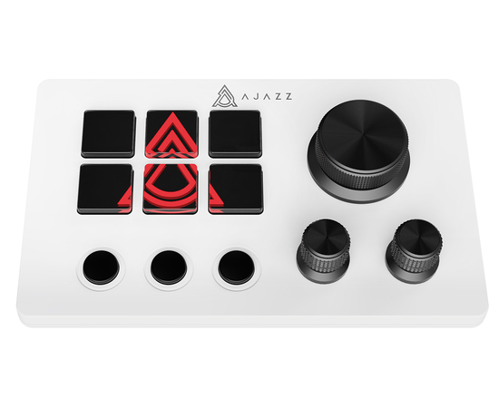 Контроллер для стриминга Ajazz AKP03E-W USB White