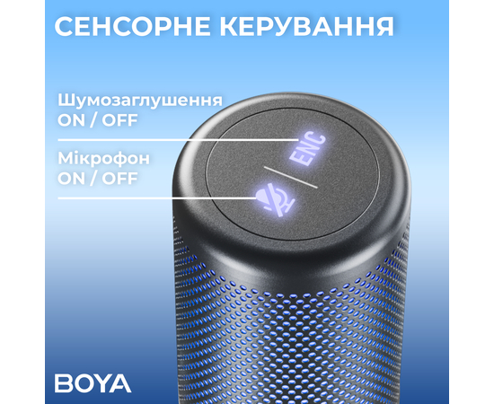 Микрофон BOYA K3-02 RGB Black